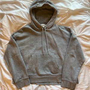 Cropped Grey Hoodie
